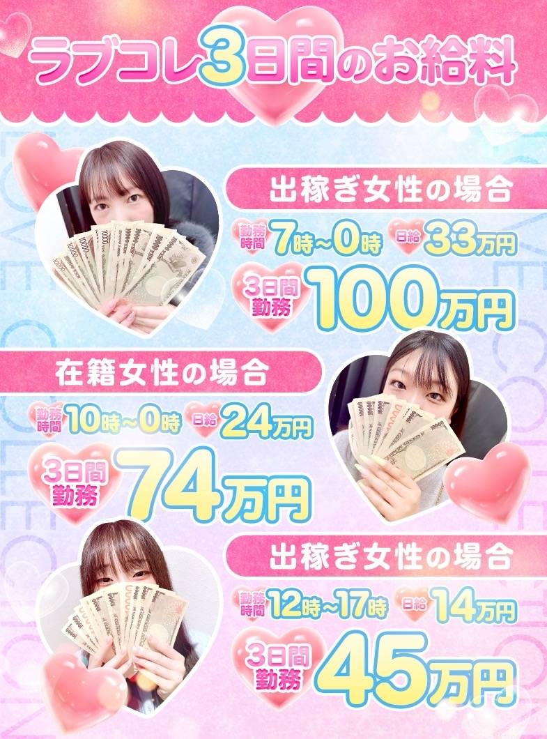 3日間でこんなに稼げる★